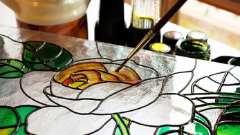 Заливной витраж