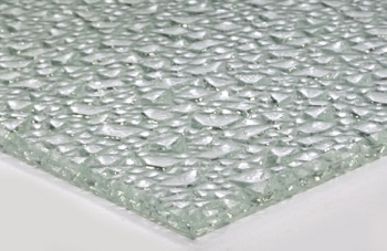 Вид узора на стекле